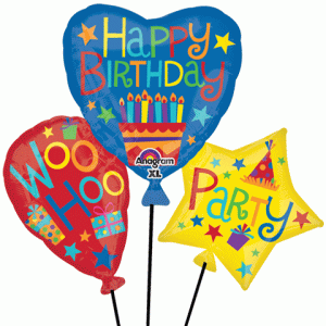 Folieballon happy birthday xl