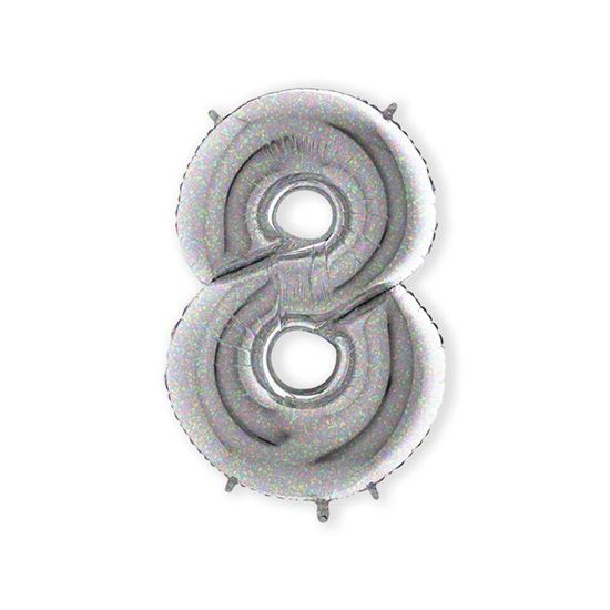 Cijfer 8 Holografisch