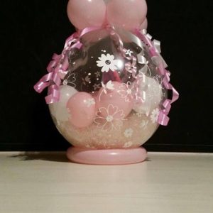 Cadeau ballon licht roze