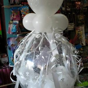 Cadeau ballon just married wit