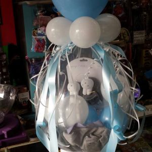 Cadeau ballon licht blauw