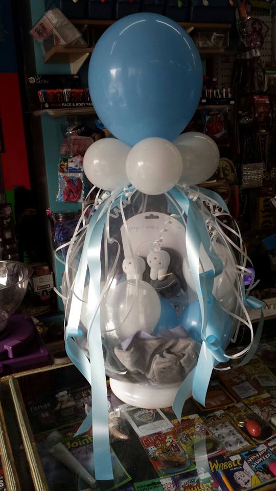 Cadeau ballon licht blauw