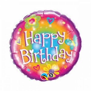Folieballon happy birthday