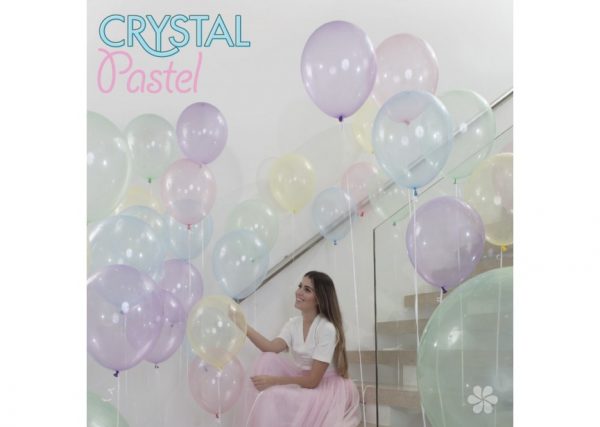 crystal pastel ballonnen