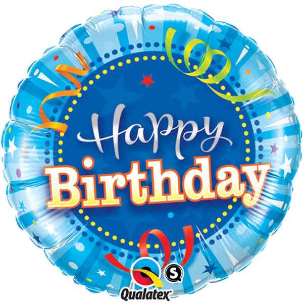 Happy Birthday Bright Blue