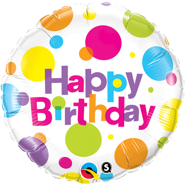 Happy Birthday Polka Dots