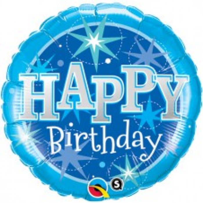 Happy Birthday Sparkle Blue