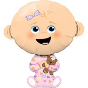 Folieballon Baby pink