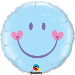 Folieballon boy Sweet Smile Blue