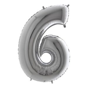 Cijfer 6 Zilver