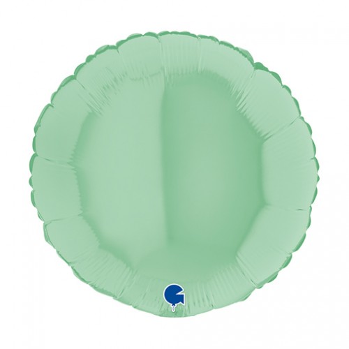 Folieballon rond mat groen